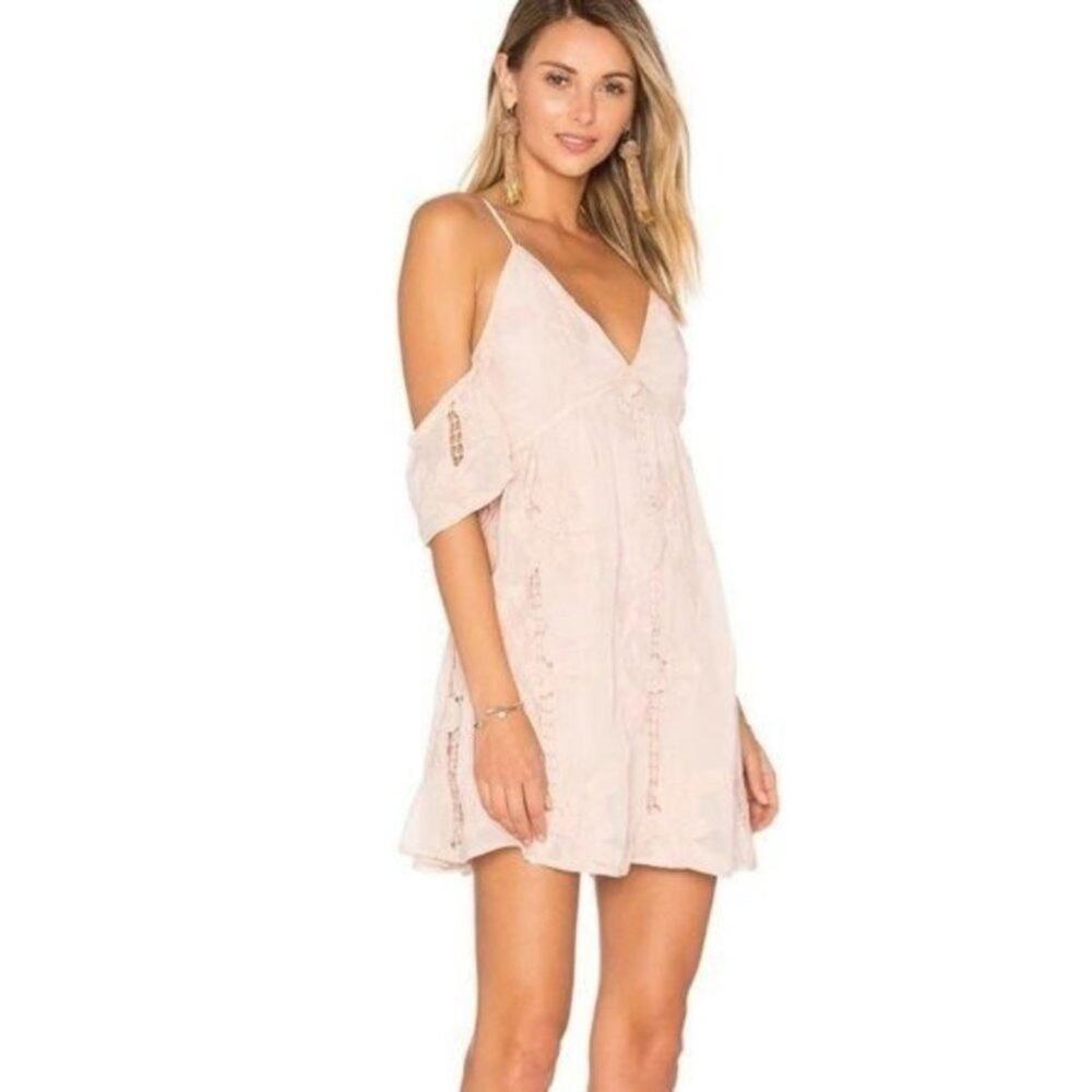 𝅺LOVERS + Friends Mini Off Shoulder Dress